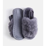 Gemre Grey slip-on slippers Leilany | Shoptok.si