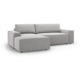Micadoni Svijetlo siva sklopiva kutna garnitura (s lijevim kutom) Jodie – Home | shoptok.hr