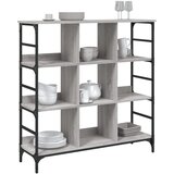  Komoda siva boja hrasta 102x32x103,5 cm od konstruiranog drva | shoptok.hr