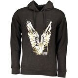 Cavalli Class MEN&#39;S BLACK ZIP-OUT SWEATSHIRT Cene
