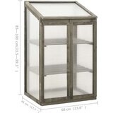 vidaXL Rastlinjak 60x45x100 cm borovina, (20747869) | Shoptok.si