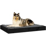 Krevet za pse crna 91,5x64x9 cm od masivne borovine | shoptok.hr