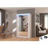 ADRK Klizni ormar s ogledalom TIBAGO, 120 cm - BIJELA | shoptok.hr