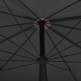  Vrtni suncobran sa stupom 200 x 130 cm antracit | shoptok.hr