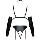 Bad Kitty - crni bondage set za tijelo - L Cijene