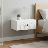  Noćni ormarić za montažu na zid 2 pcs Bijela 49 x 34,5 x 20 cm | Eponuda.com