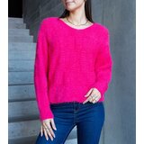 Gemre Fuchsia V-neck Sweater Neveri | shoptok.hr