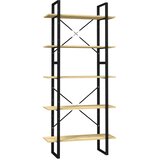 Ormarić za knjige s 5 razina 80 x 30 x 175 cm od borovine | shoptok.hr