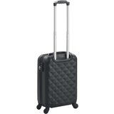 vidaXL Trd potovalni kovček črn ABS | Shoptok.si