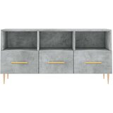 TV ormarić boja betona 102 x 36 x 50 cm od konstruiranog drva | shoptok.hr