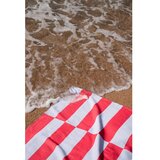 noo.ma Crveni/svijetlo plavi pamučan ručnik za plažu 100x160 cm Su – | shoptok.hr