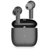Ksix bežične slušalice Meteor, Metalno kućište, ENC, 4+28 h autonomija, sive | shoptok.hr