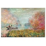  Slika - Claude Monet – Boat on the Seine 60x40 Premium Print | shoptok.hr