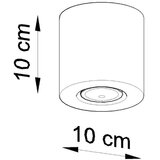  Sollux SL.0488 - Spot svetlo ORBIS 1xGU10/10W/230V beton | Eponuda.com
