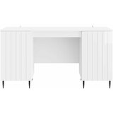  Stol Bijela visokog sjaja 142,5 x 50 x 75 cm Konstruirano drvo | shoptok.hr