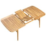 Bessagi Garden Vrtna Miza Nicola, Barva Tikovine, 160-200x90 | Shoptok.si