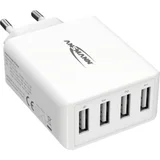 HomeCharger HC430 1001-0113 USB punjač utičnica Izlazna struja maks. 6000 mA 4 x ženski konektor USB 2.0 tipa a