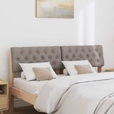  Tapecirani uzglavlje Sivo-smeđa 140 cm Čvrsto borovo drvo | Eponuda.ba