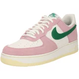 Nike Sportswear Nizke superge 'Air Force 1' bež / zelena / svetlo roza