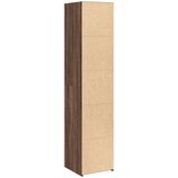  Visoka komoda boja smeđeg hrasta 40x41x185 cm konstruirano drvo | Eponuda.com