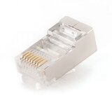 Konektor 8P8C, modular shielded 30u" gold plated, GEMBIRD PLUG5SP/100, 100 kom | Eponuda.ba