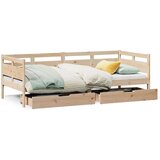 vidaXL Dnevna postelja s predali 80x200cm trdna borovina | Shoptok.si