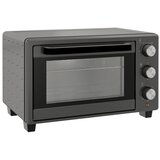Nesta Mini pečica 21 L, siva, 1400 W, 100&amp;ndash;230 &amp;deg;C, 60-minutni časovnik, nastavljiva temperatura, pekač in re&amp;scaron;etka, nerjavno jeklo, namizna pečica, (5000493721) Slike