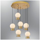 Opviq luster Glason 4124Y-6A, LED 46 W, zlatni | Eponuda.com