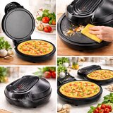  Električni pekač pizze s neljepljivom pločom - 1000 W | shoptok.hr