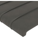  LED uzglavlje tamnosivo 163x16x118/128 cm baršunasto | shoptok.hr