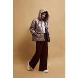 Marisse Raspberry Metallic Quilted Jacket | ePonuda.com