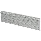  Stenska obloga Palermo 1 (55 x 14,2 cm, bela, videz kamna) cene