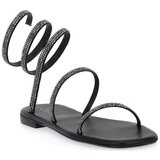 S.piero Sandali & Odprti čevlji BLACK SOFT SQUARED Črna Cene