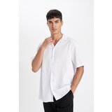 Defacto Relax Fit Polo Collar Crinkle Short Sleeve Shirt | ePonuda.com