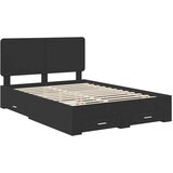  Okvir za krevet Crna 140 x 190 cm Konstruirano drvo | shoptok.hr