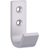 SIRO Garderobna kljuka (Do x Š x V: 54 x 19 x 37 mm, Število kaveljčkov: 1 kos, Jeklo, Srebrna) | Shoptok.si