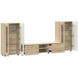  Set TV komoda FLORIN 3 pcs Sonoma hrast Konstruirano drvo | shoptok.hr
