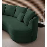 Livetastic Wohnlandschaft, rebrasti žamet temno zelena | Shoptok.si