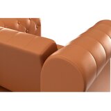 Støraa Chesterfield fotelj iz umetnega usnja v konjak rjavi barvi Felix – | Shoptok.si