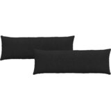  Jastučići za sofu 2 pcs Crna 120 x 40 cm tkanina | shoptok.hr