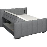 Premium Living Postelja Boxspring Elysia, Temno Siva, 200x200 | Shoptok.si