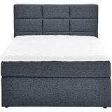 CARRYHOME POSTELJA BOXSPRING 120 cm x 200 cm , tekstil temno siva | Shoptok.si