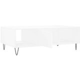  Klubska mizica bela 104x60x35 cm inženirski les, (20797909) | Shoptok.si