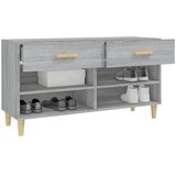 Ormarić za cipele sivi hrast 102 x 35 x 55 cm konstruirano drvo | Eponuda.ba