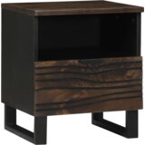  Noćni ormarići 2 kom 40x33x46 cm Masivna orahovina | shoptok.hr