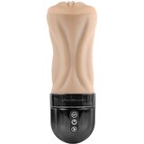 Zero Tolerance Tight Lipped - usisno-vibrirajuća umjetna vagina (prirodna) | shoptok.hr