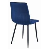 Libra stolica - tamnoplavi baršun / crne noge x 4 | shoptok.hr