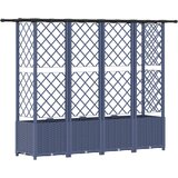  Povišeni krevet s mrežom i krovom Sivi 202 x 40 x 138 cm PP | Eponuda.com