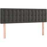  Uzglavlje tamnosivo 144x5x78/88 cm baršunasto | shoptok.hr