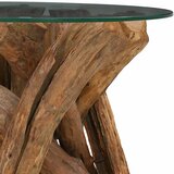  Stolić za Kavu Masivna Tikovina 60 cm | shoptok.hr